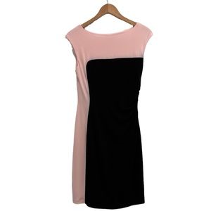 Pink and Black Cocktail Dress